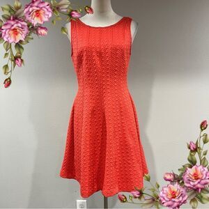 Elegant Red Sleeveless Dress‎